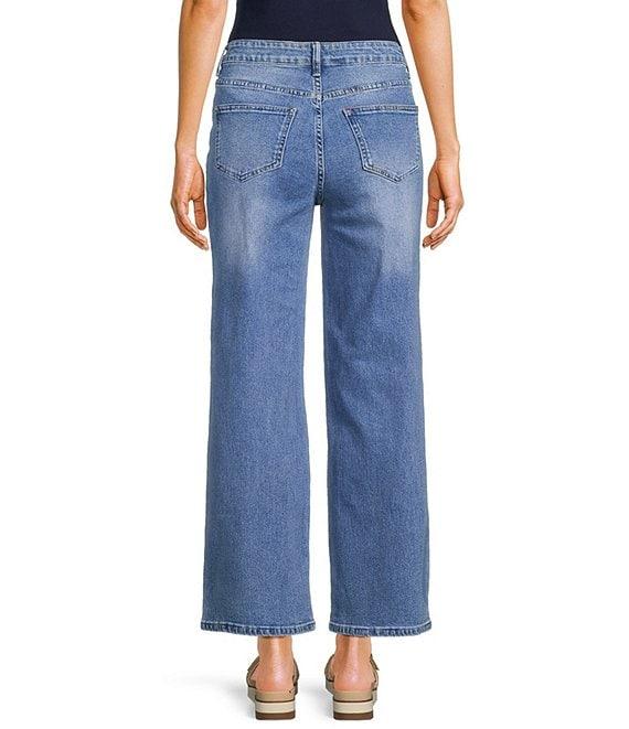 Sadie & Sage Denim 5-Pocket Straight Leg Full Length Jeans Product Image