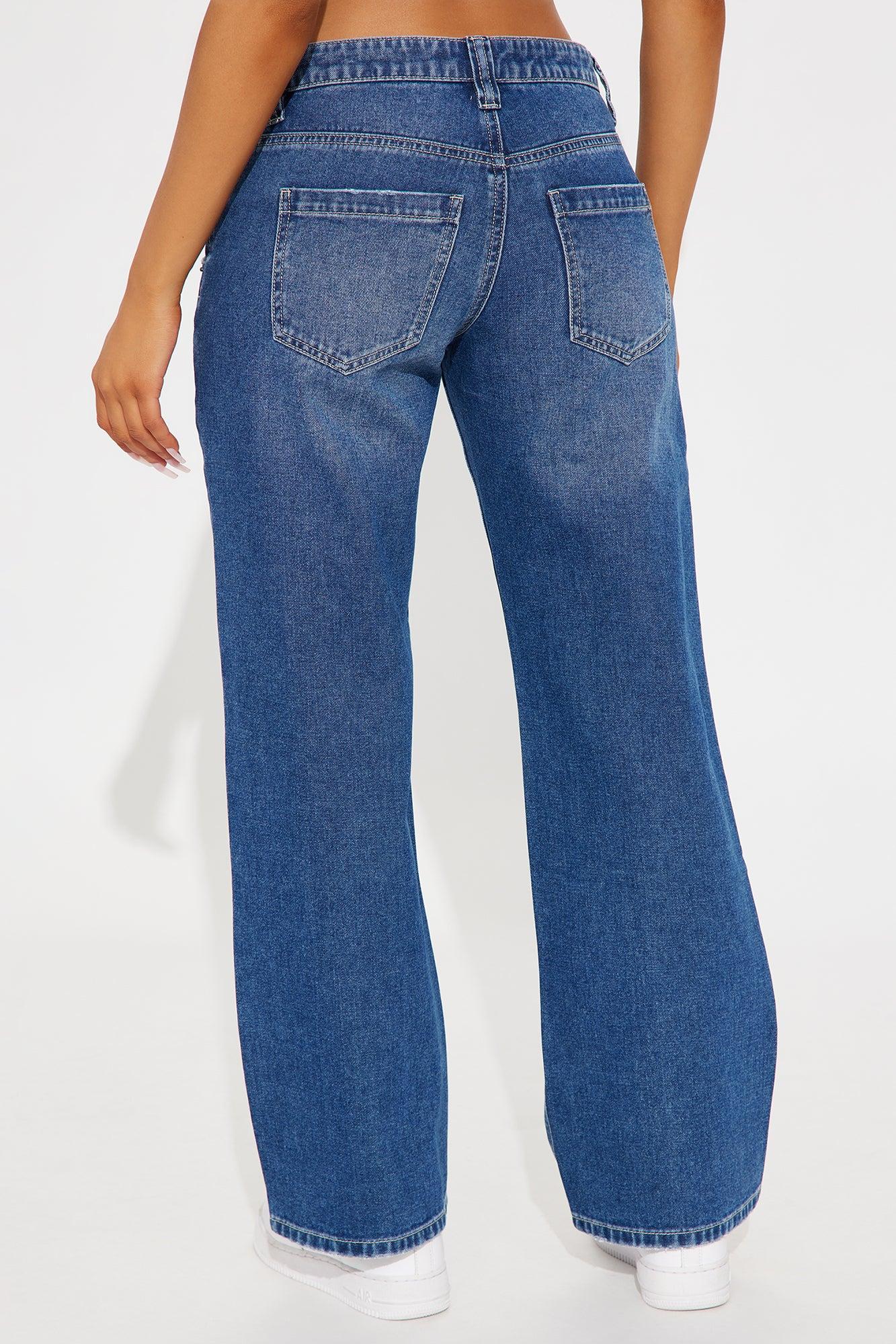 Blue Moon Straight Leg Jeans - Medium Wash Product Image