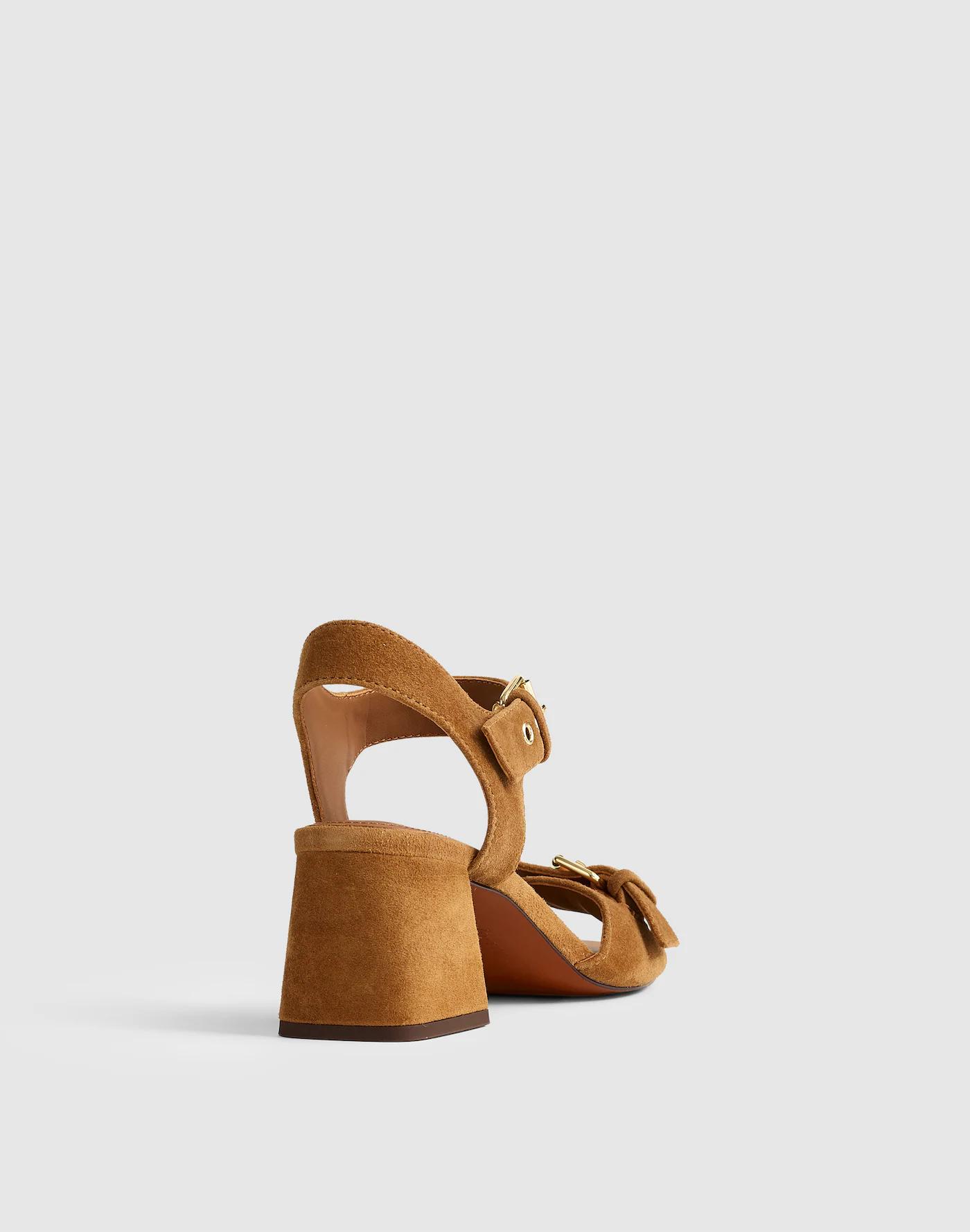 The Neeka Ankle-Strap Heeled Sandal Product Image
