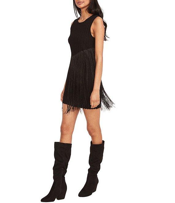 The Good Journey A-Symmetrical Fringe Mini Dress Product Image