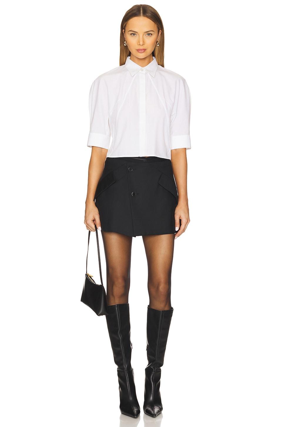 Short Sleeve Articulated Top Helmut Lang Product Image