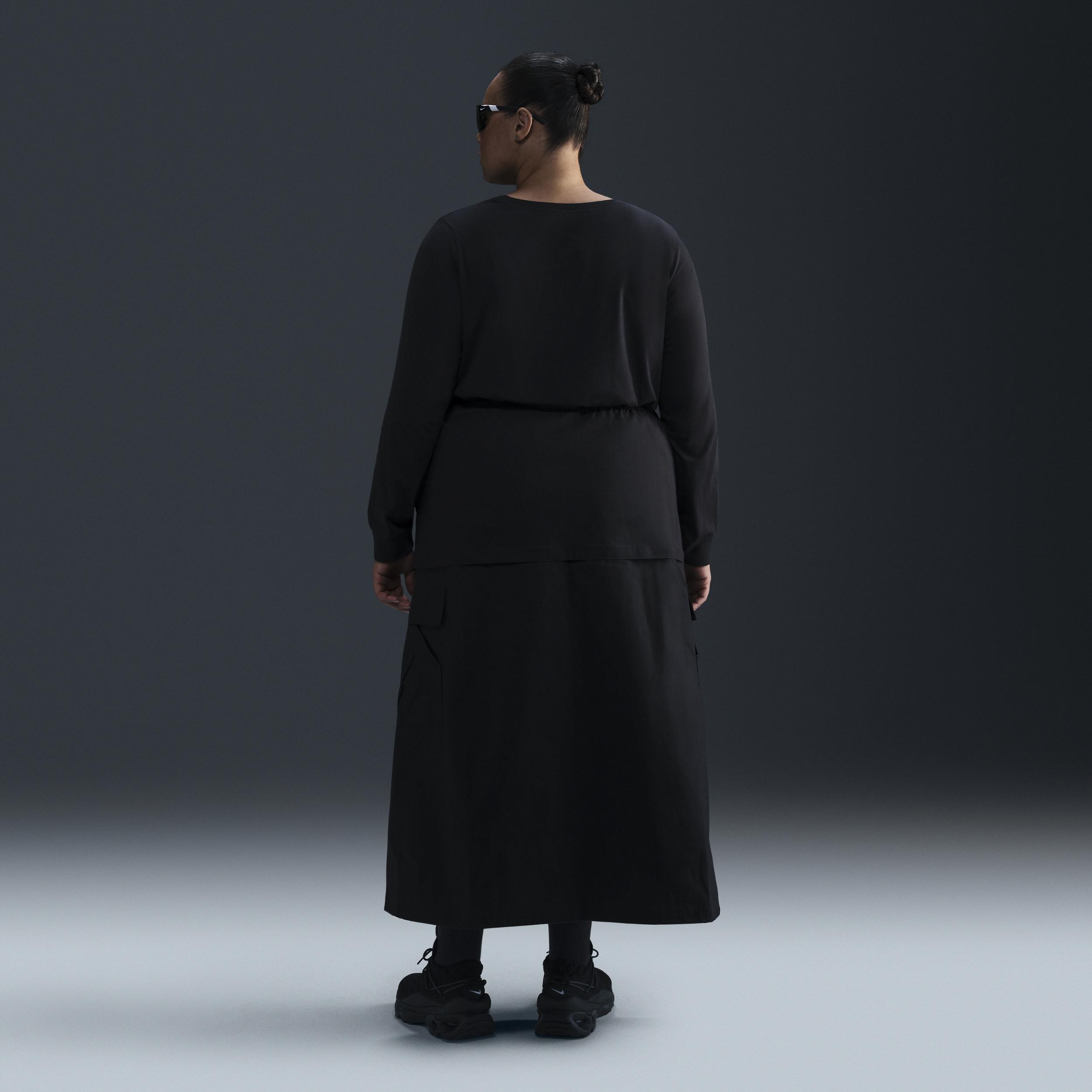 Women's Nike Sportswear Club Long-Sleeve T-Shirt (Plus Size) Product Image