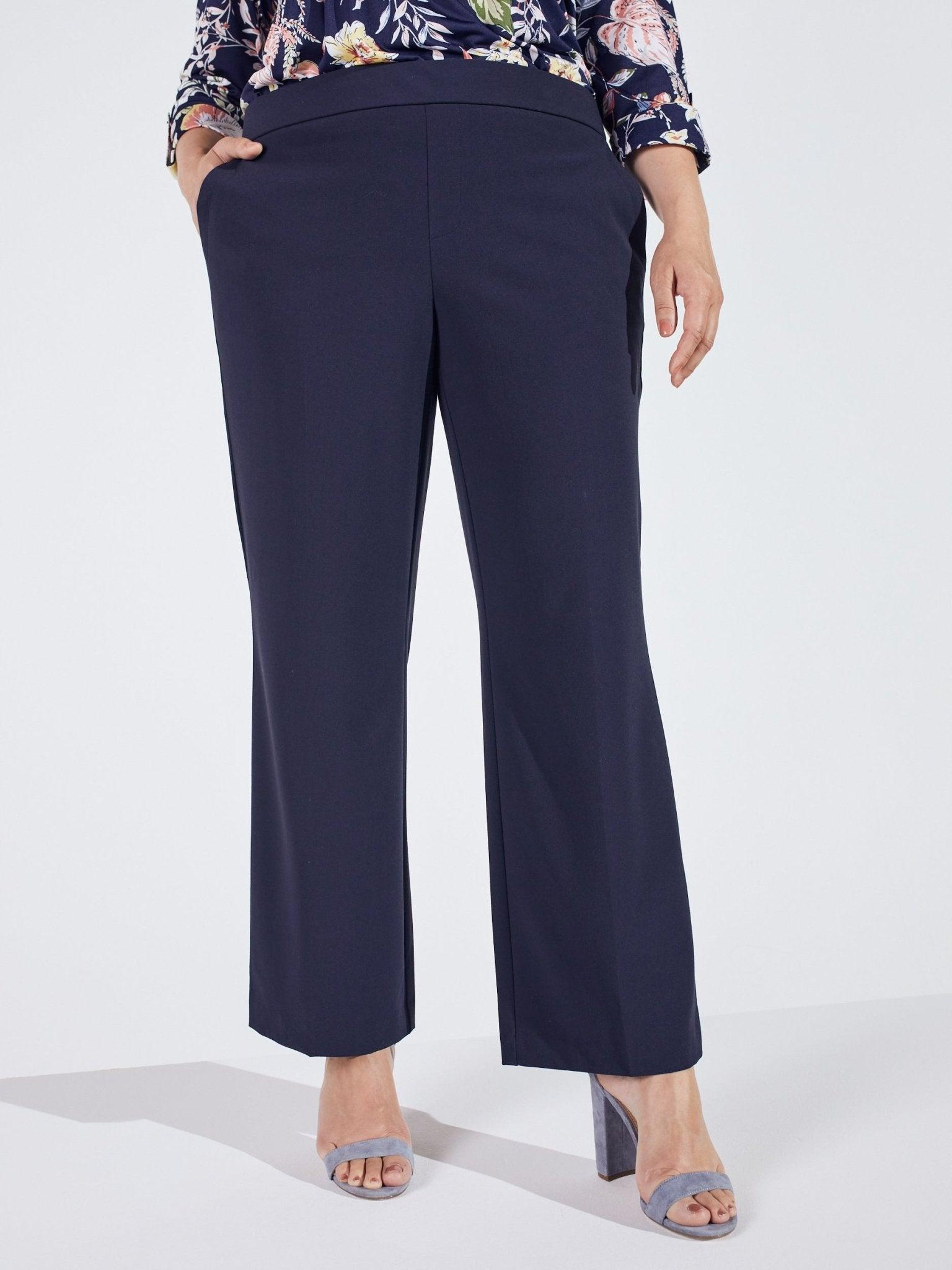 Roz & Ali™ Secret Agent Slight Bootcut Pants - Plus Product Image