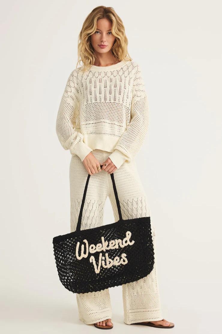Woven Jute Tote Bag Product Image