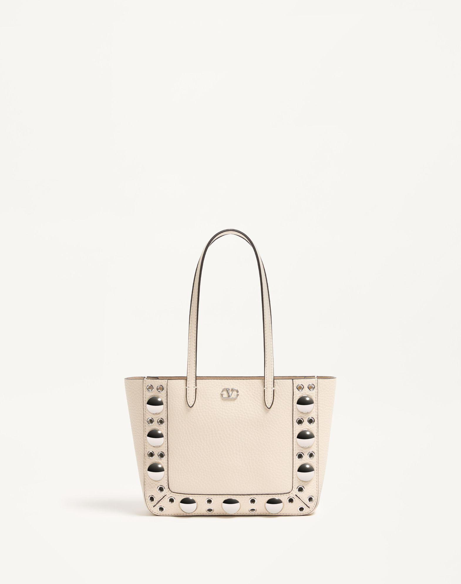 Valentino Garavani Nellcôte Mini Shopping Bag In Grainy Calfskin Product Image