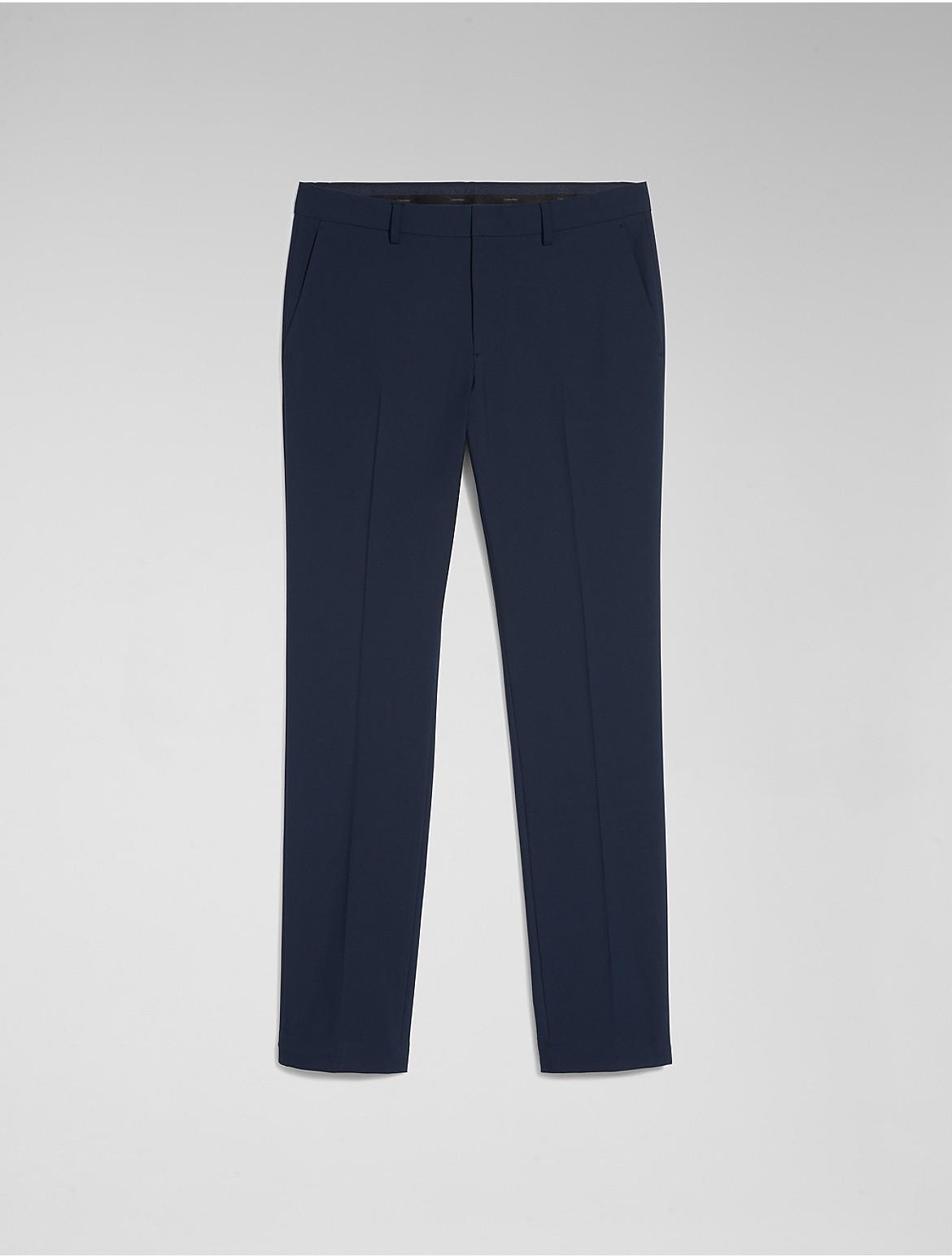 Calvin Klein Mens Refined Stretch Pant - Navy Product Image