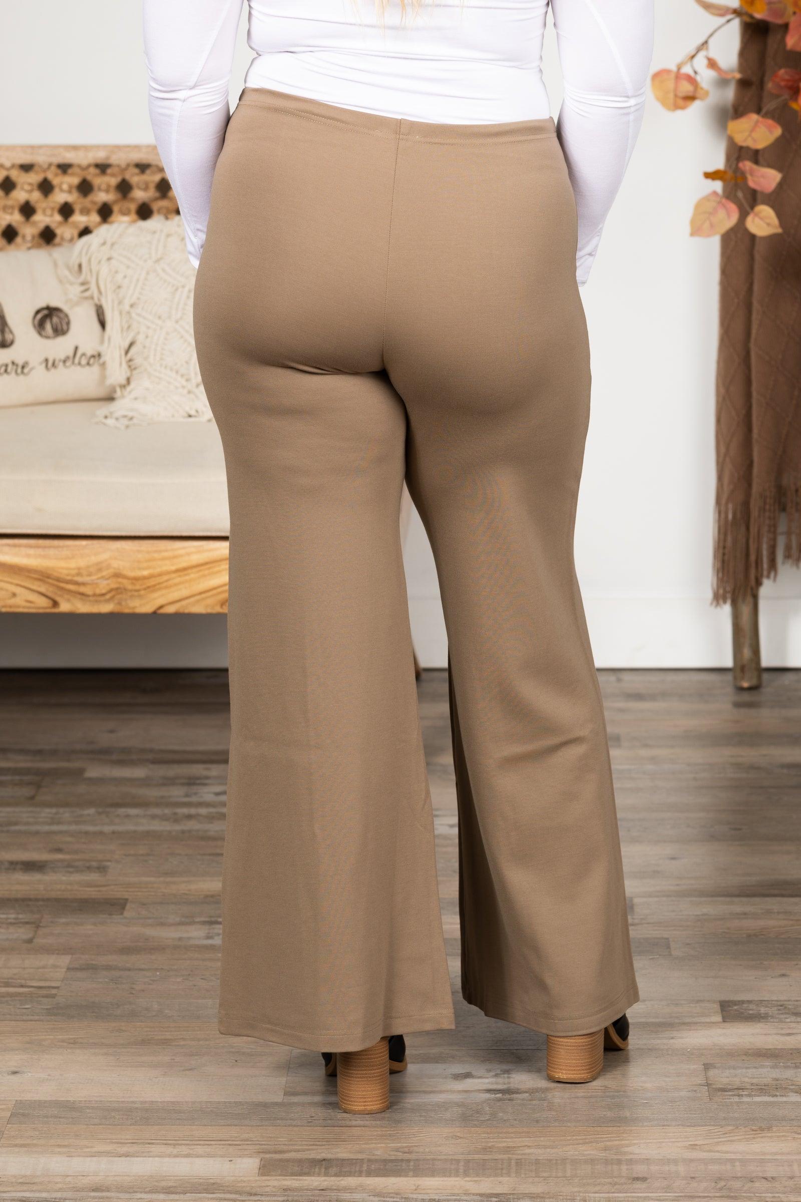 Contour Wide Leg Ponte Pants Product Image