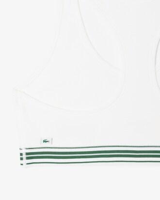 Contrast Band Stretch Cotton Bralette Product Image