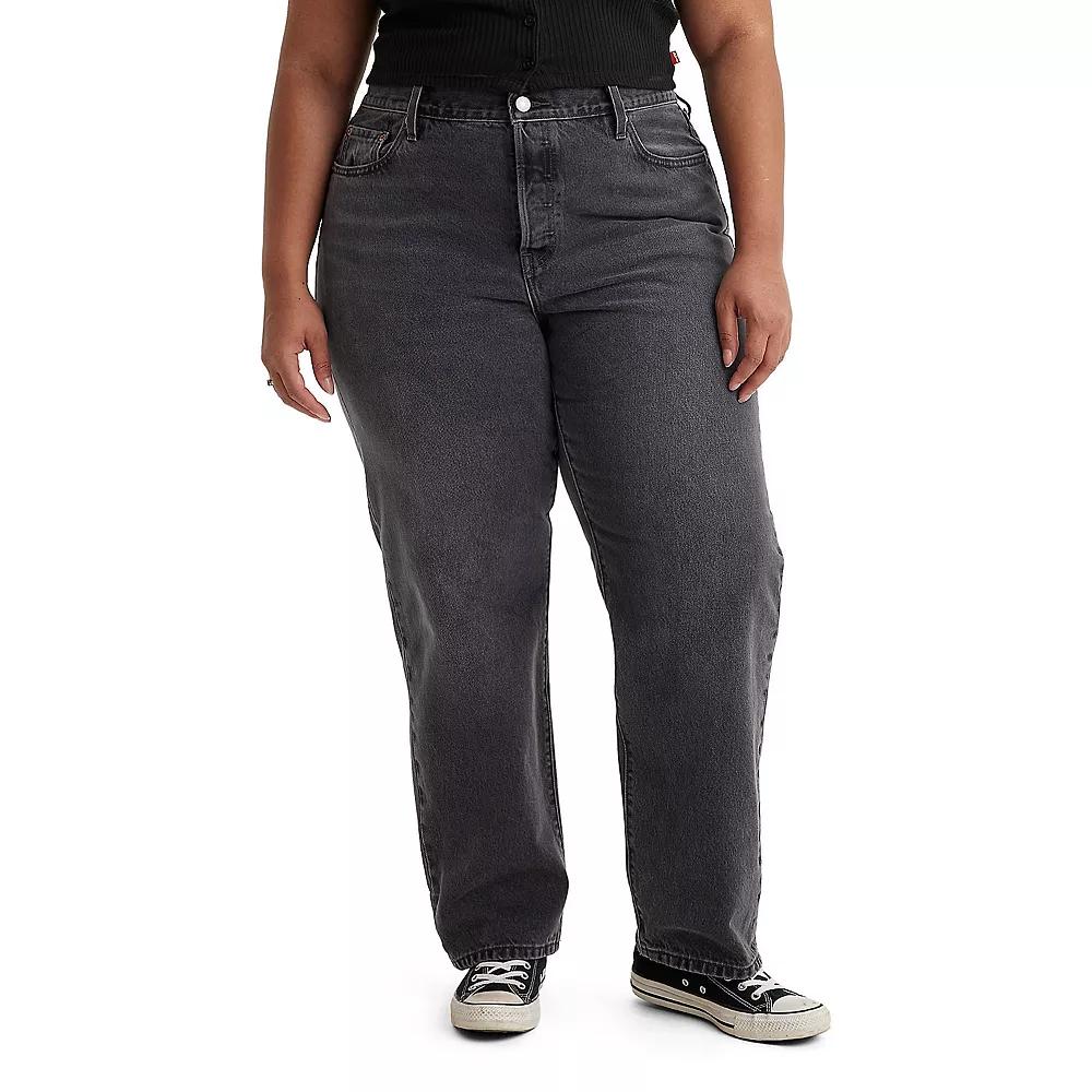Plus Size Levi's® 501™ High-Rise Straight Leg Jeans, Women's, Size: 16 - Regular, Off Topic Product Image