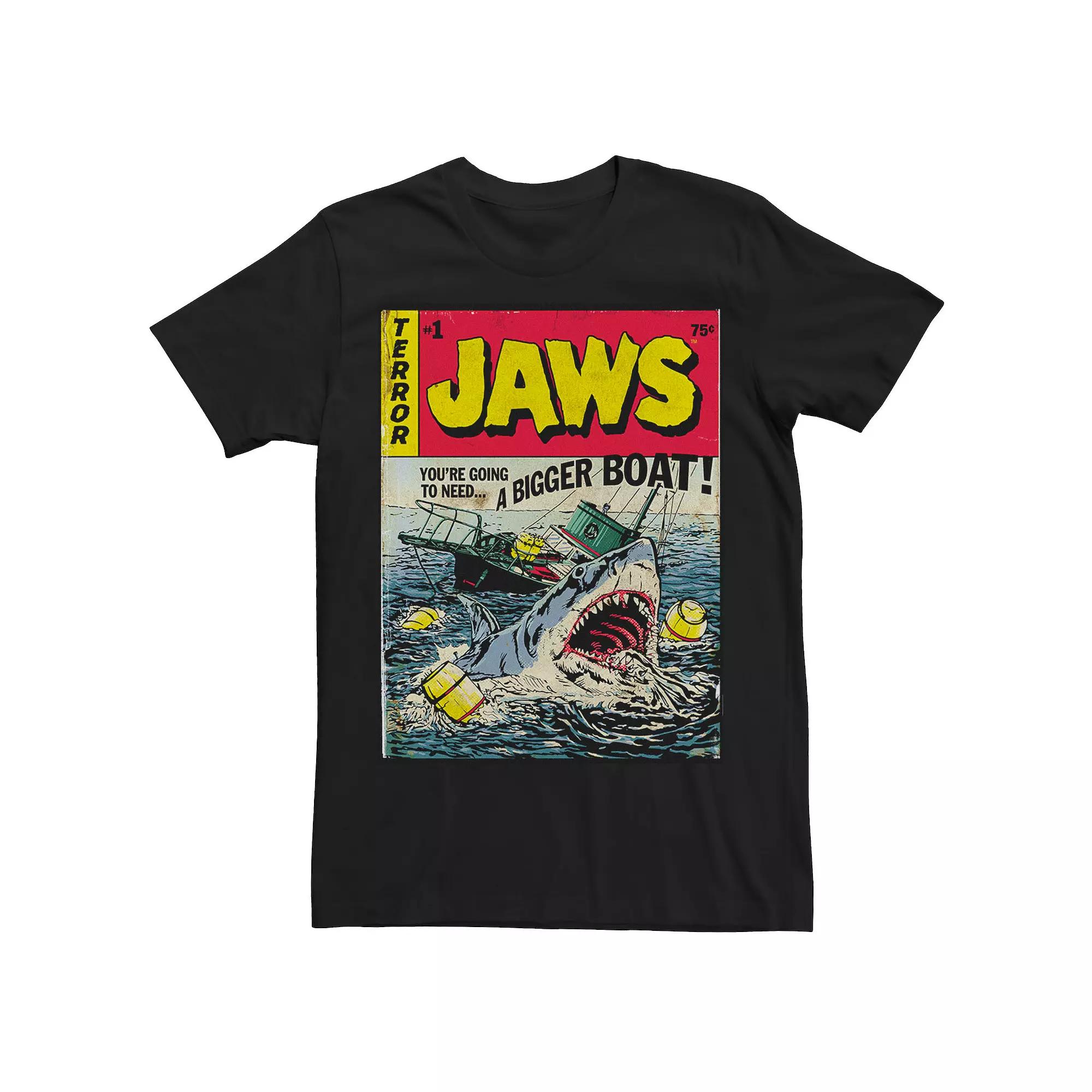 Men's Jaws Quint's Vintage Comic Cover Tee,  Product Image