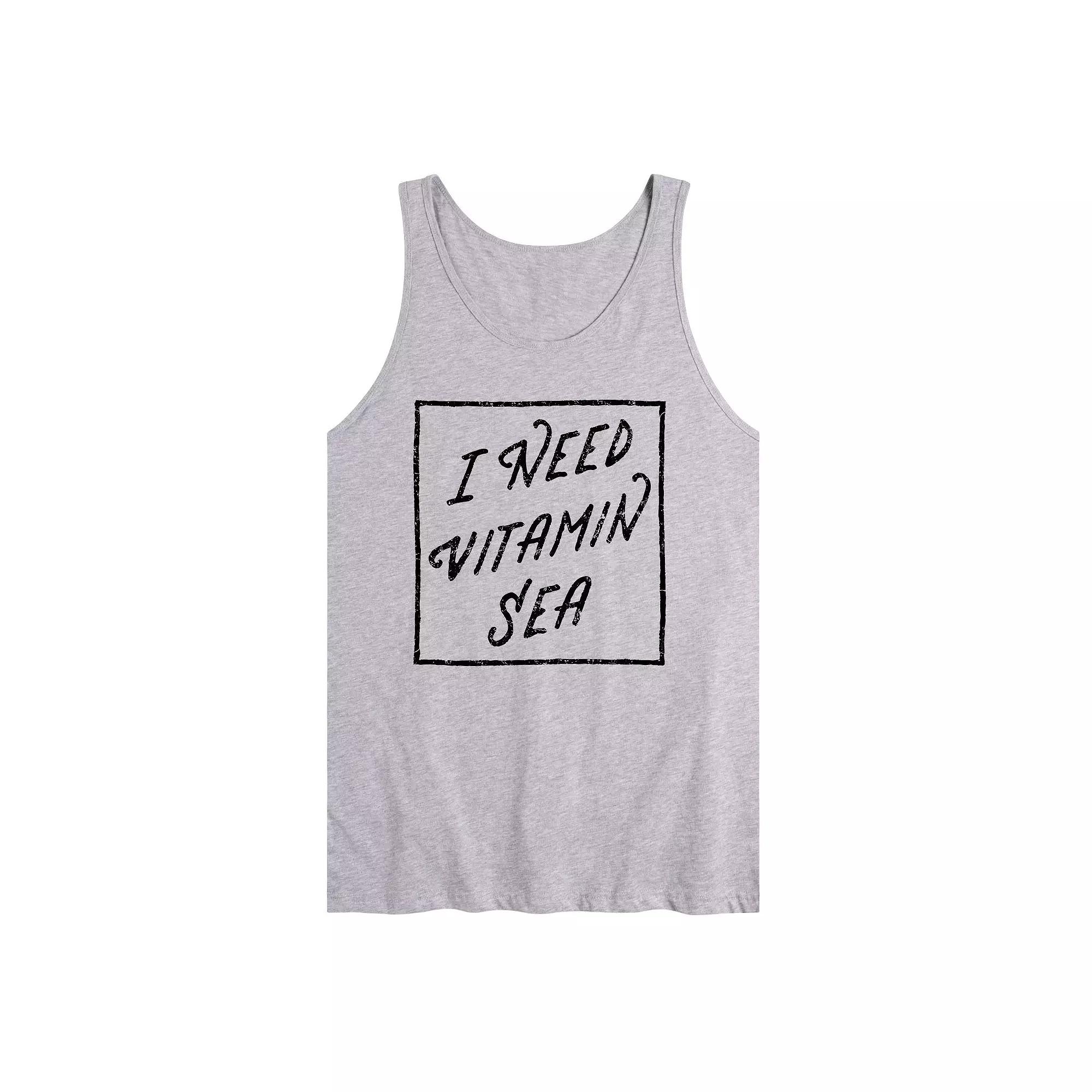 Men's I Need Vitamin Sea Tank Top,  Product Image