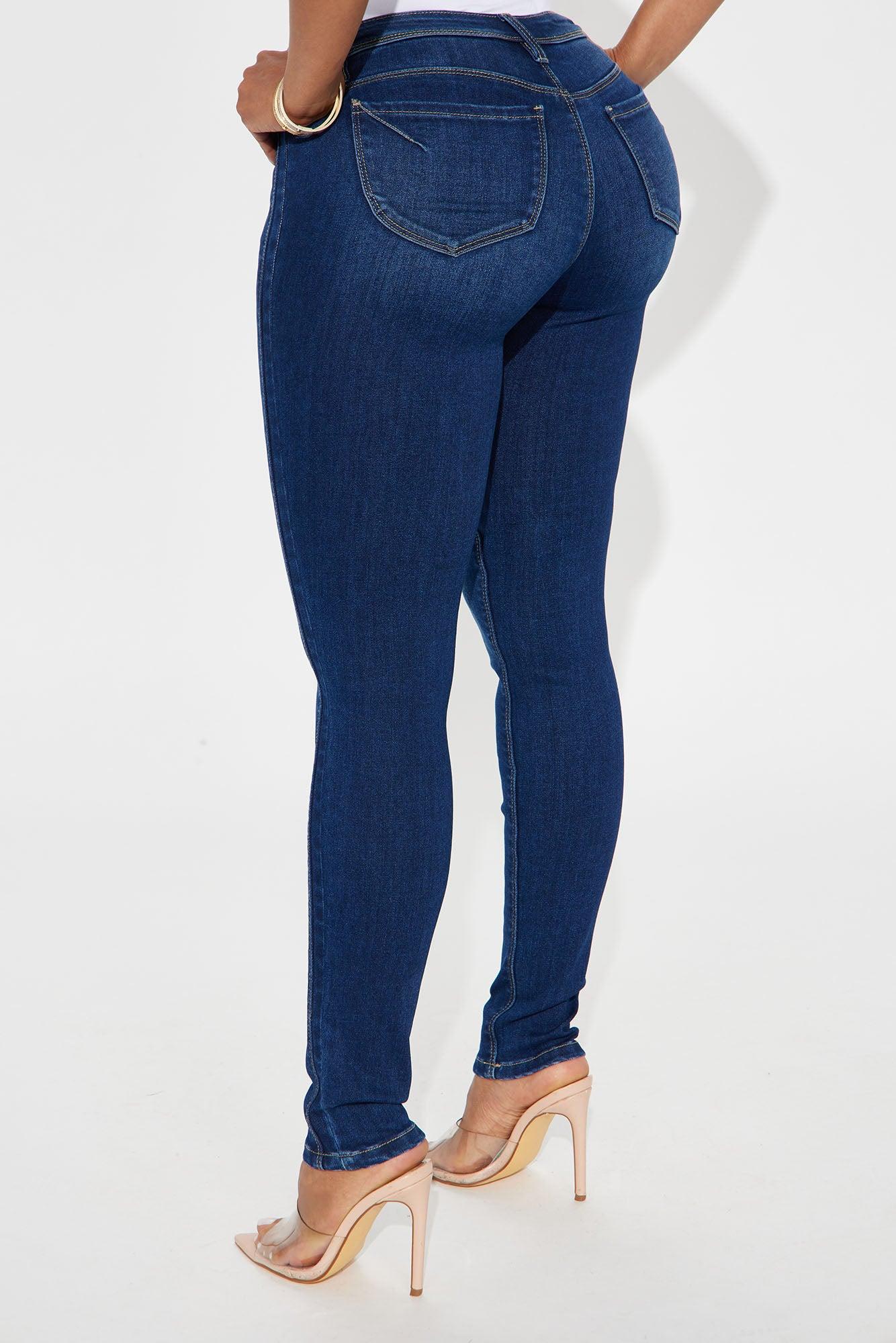 Friday Nights Scultpting Skinny Jeans - Dark Wash Product Image