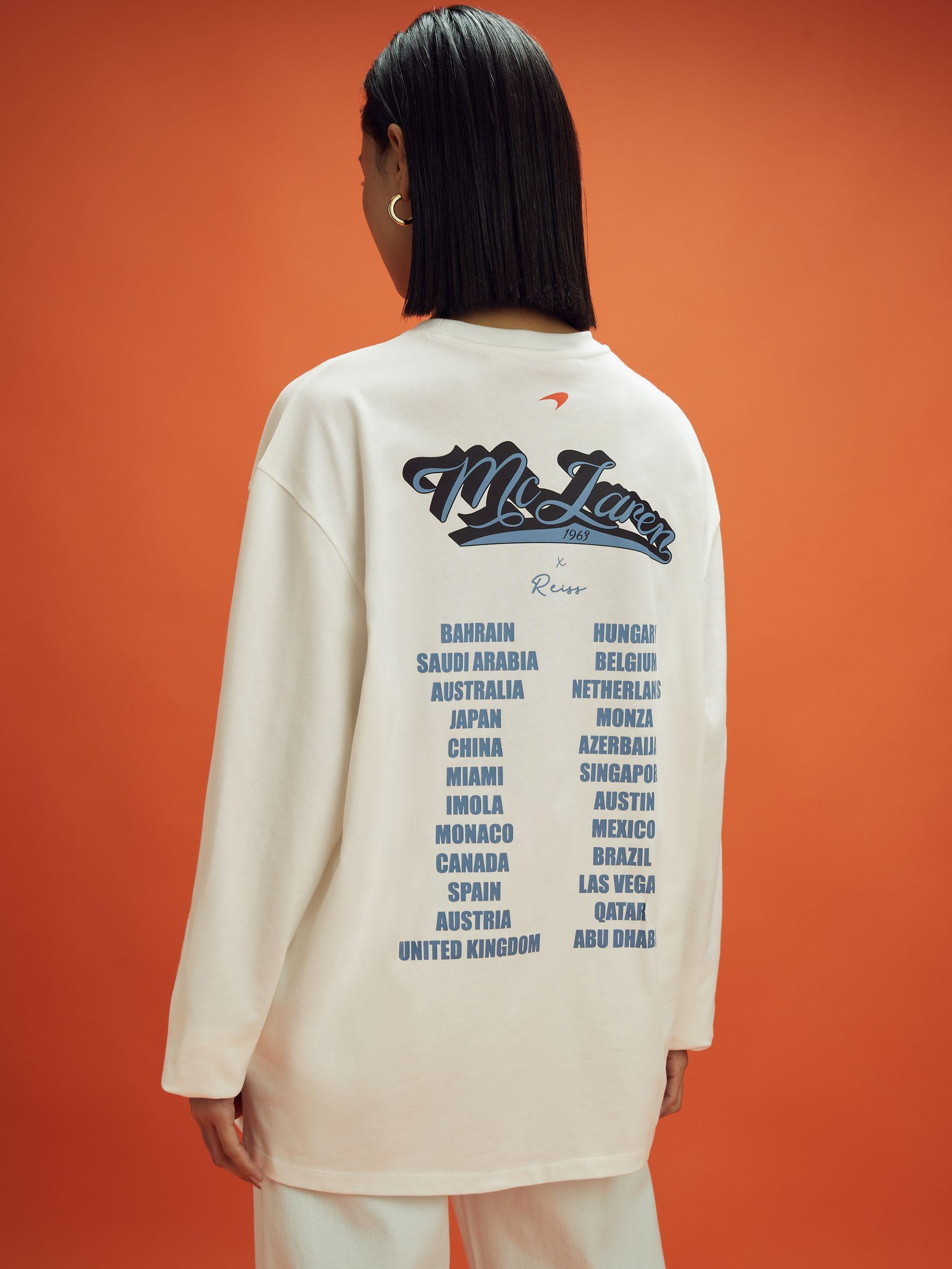 McLaren F1 Crew Neck Tour T-Shirt in White Product Image