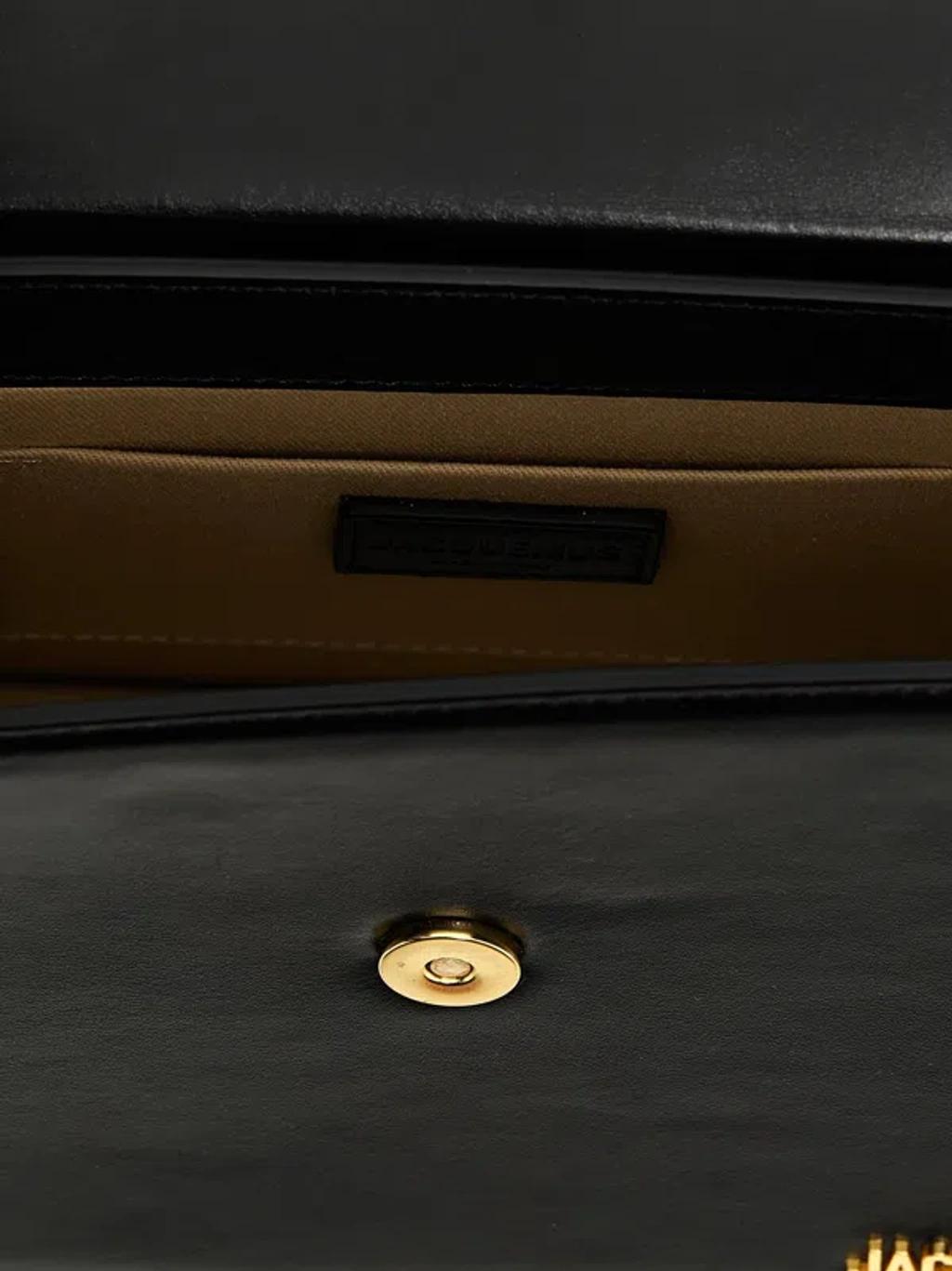 JACQUEMUS Small Handle And Removable Shoulder Strap In Black Product Image