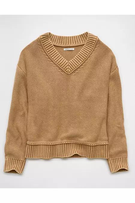 AE Long Weekend V-Neck Sweater Womens Product Image
