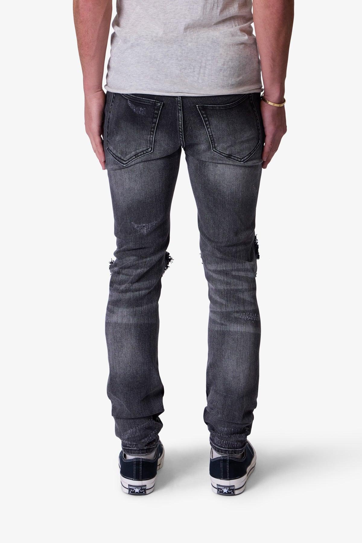 X738 Chewed Up Denim - Washed Black Product Image