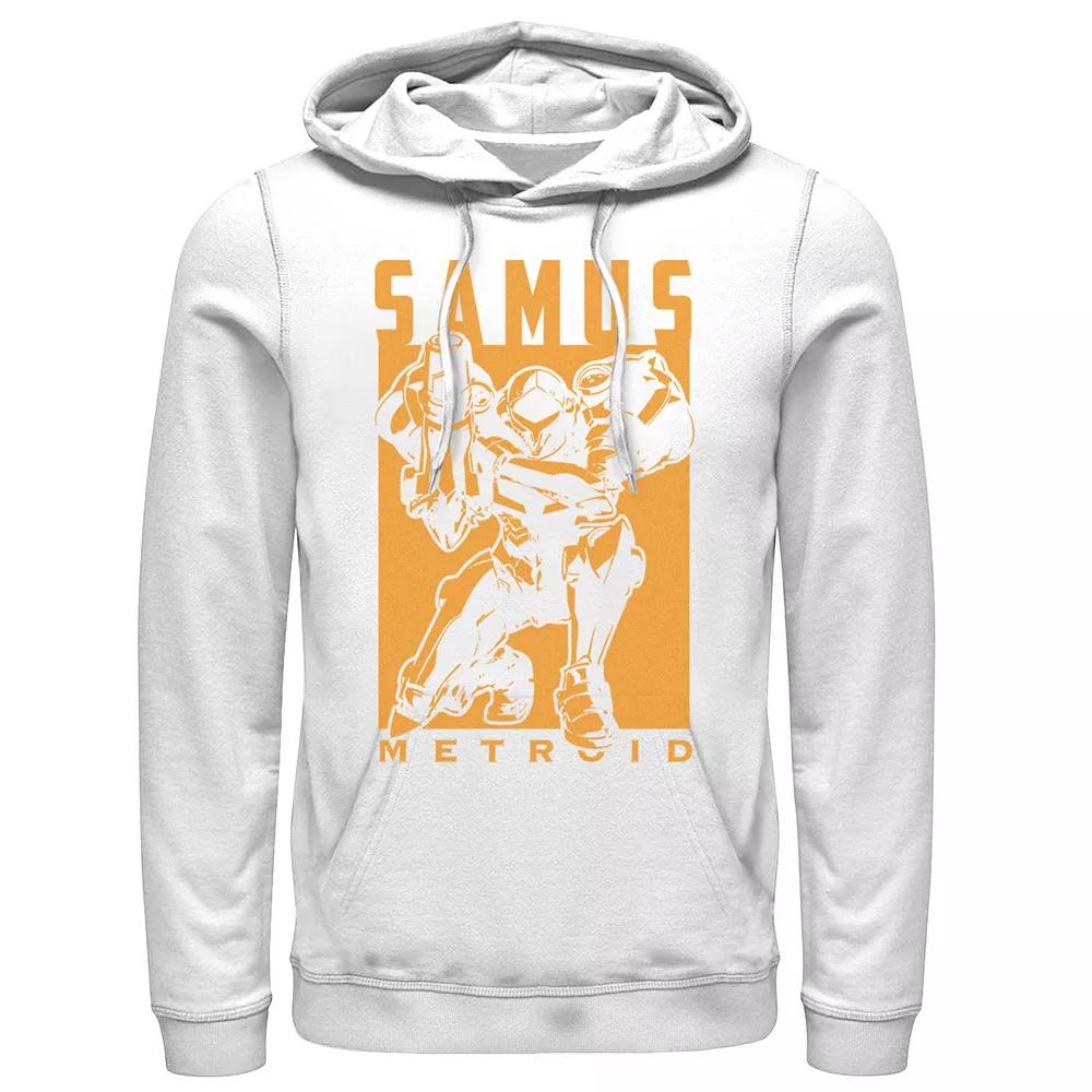 Men's Nintendo Metroid Samus Returns Warrior Pose Hoodie,  Product Image