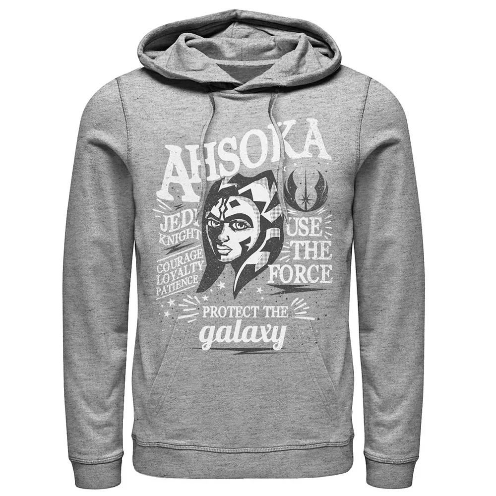 Men's Star Wars Ahsoka Head Shot Quote Collage Hoodie,  Product Image