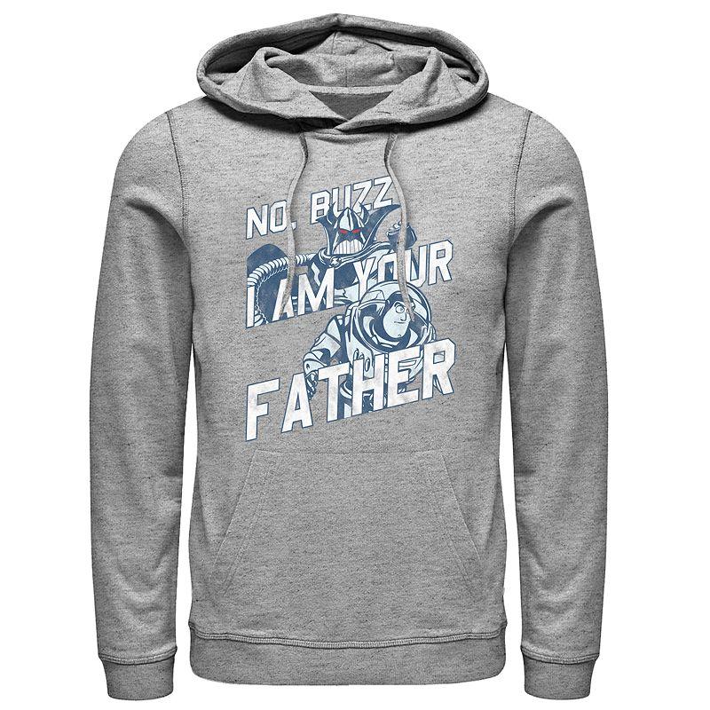 Disney / Pixar's Toy Story Zurg Men's Pullover Hoodie, Size: Small, Athletic Grey Product Image