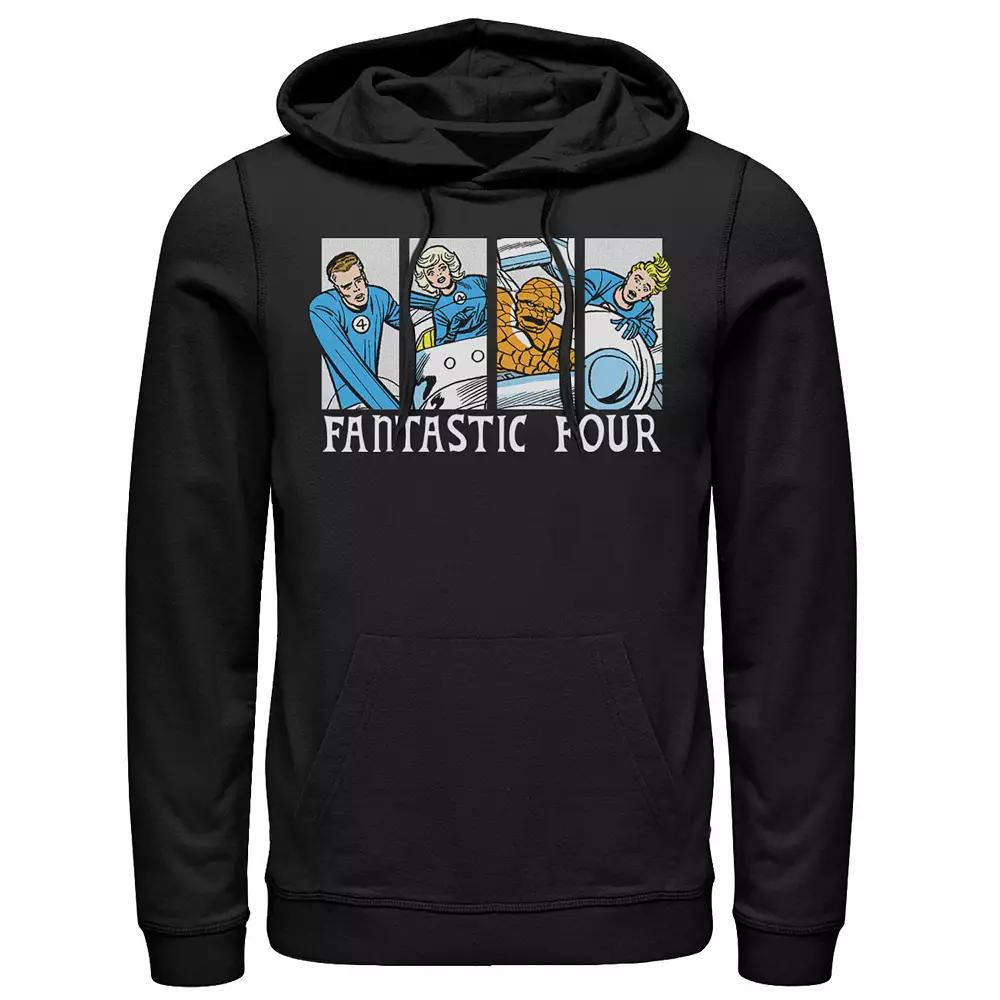 Men's Marvel Fantastic Four Group Shot Comic Themed Panels Hoodie,  Product Image