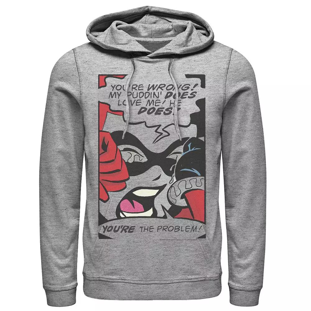 Men's DC Comics Harley Quinn Crying Comic Hoodie,  Product Image