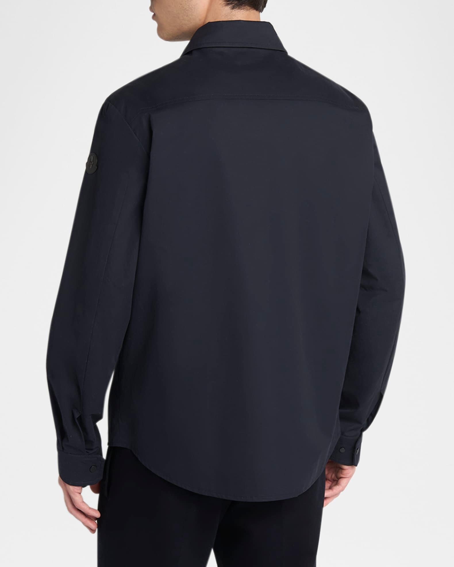 Men's Gabardine Snap-Front Overshirt Product Image