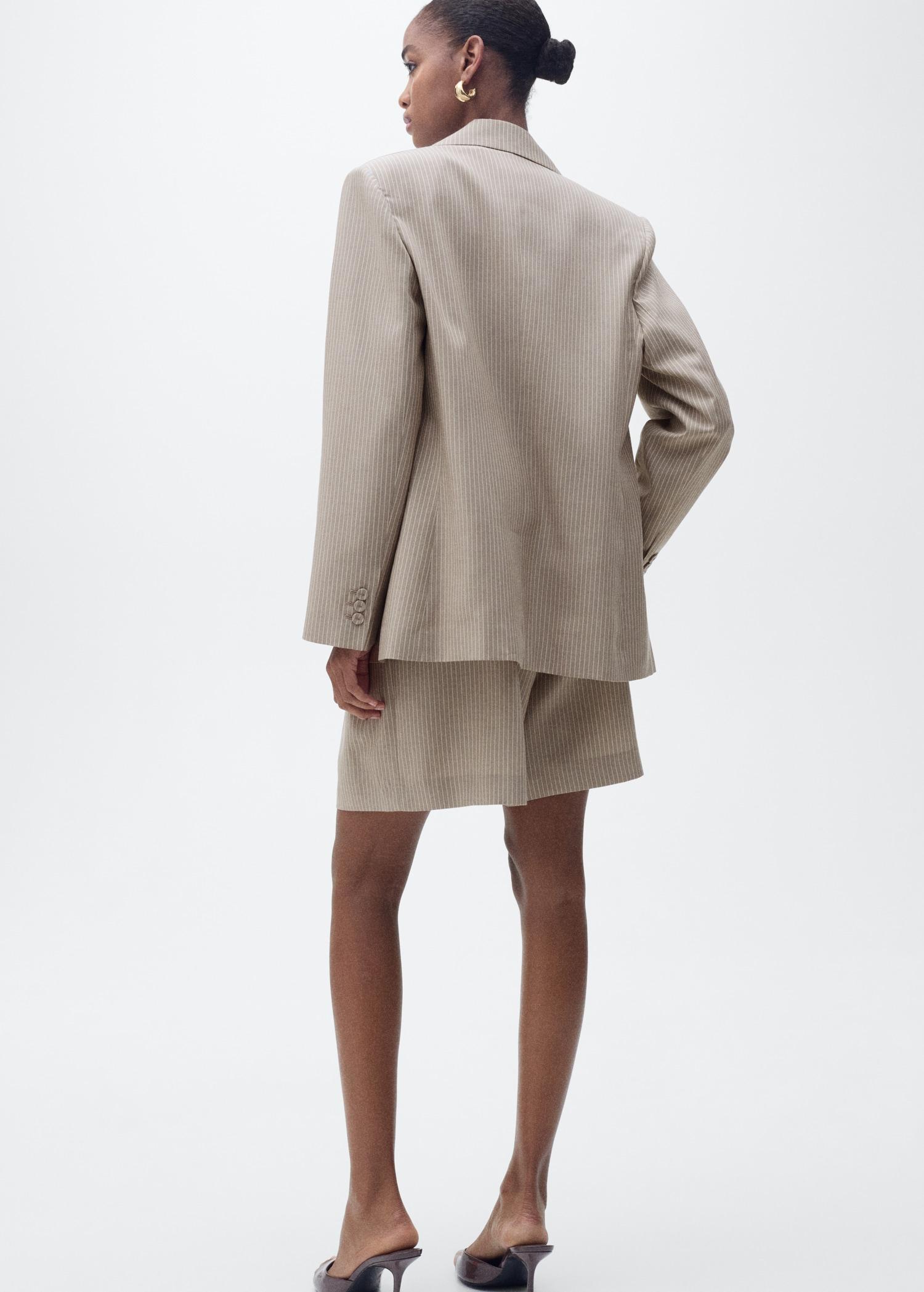 Lyocell suit jacket - Women | MANGO USA Product Image