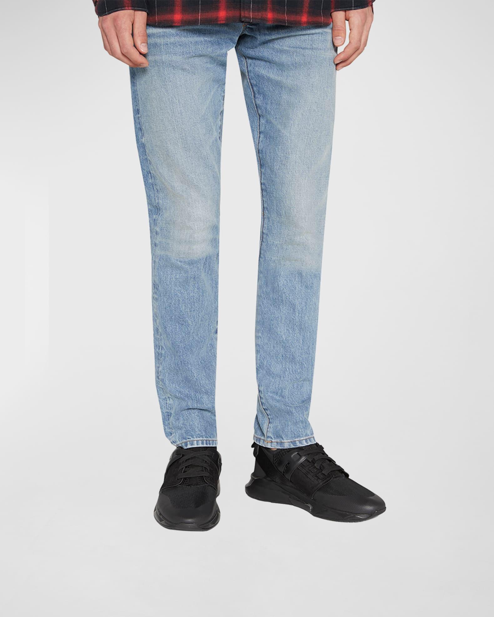 Men's Jago Mesh Leather Heel-Strap Trainer Sneakers Product Image