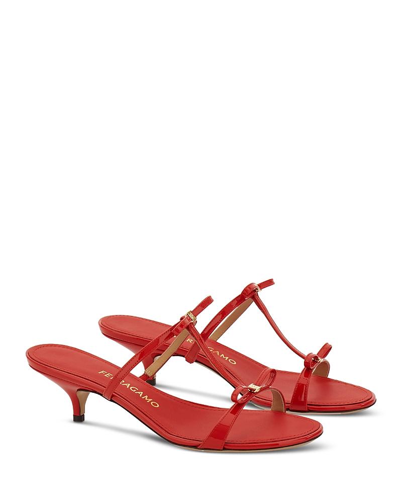 Ferragamo Womens Abili 40 Mini Bow Sandals Product Image