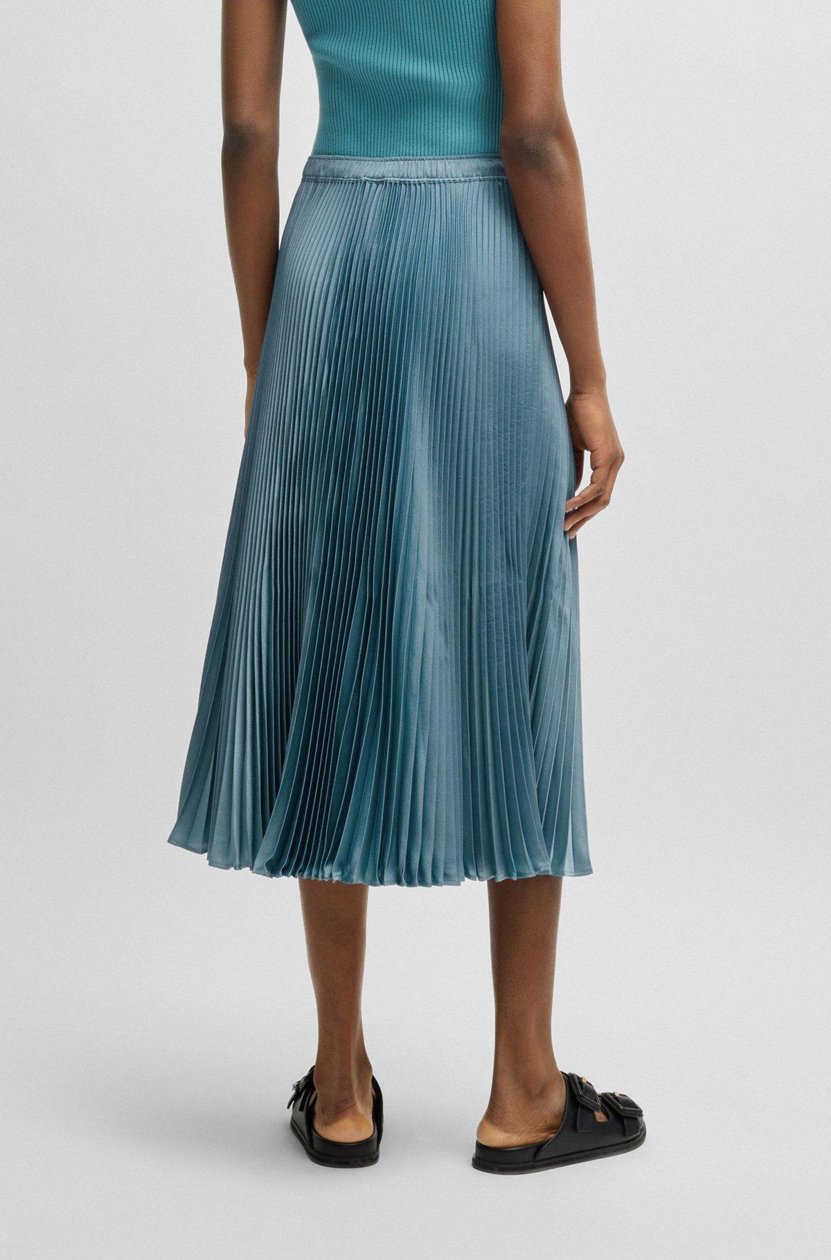 Plissé skirt with micro print Product Image