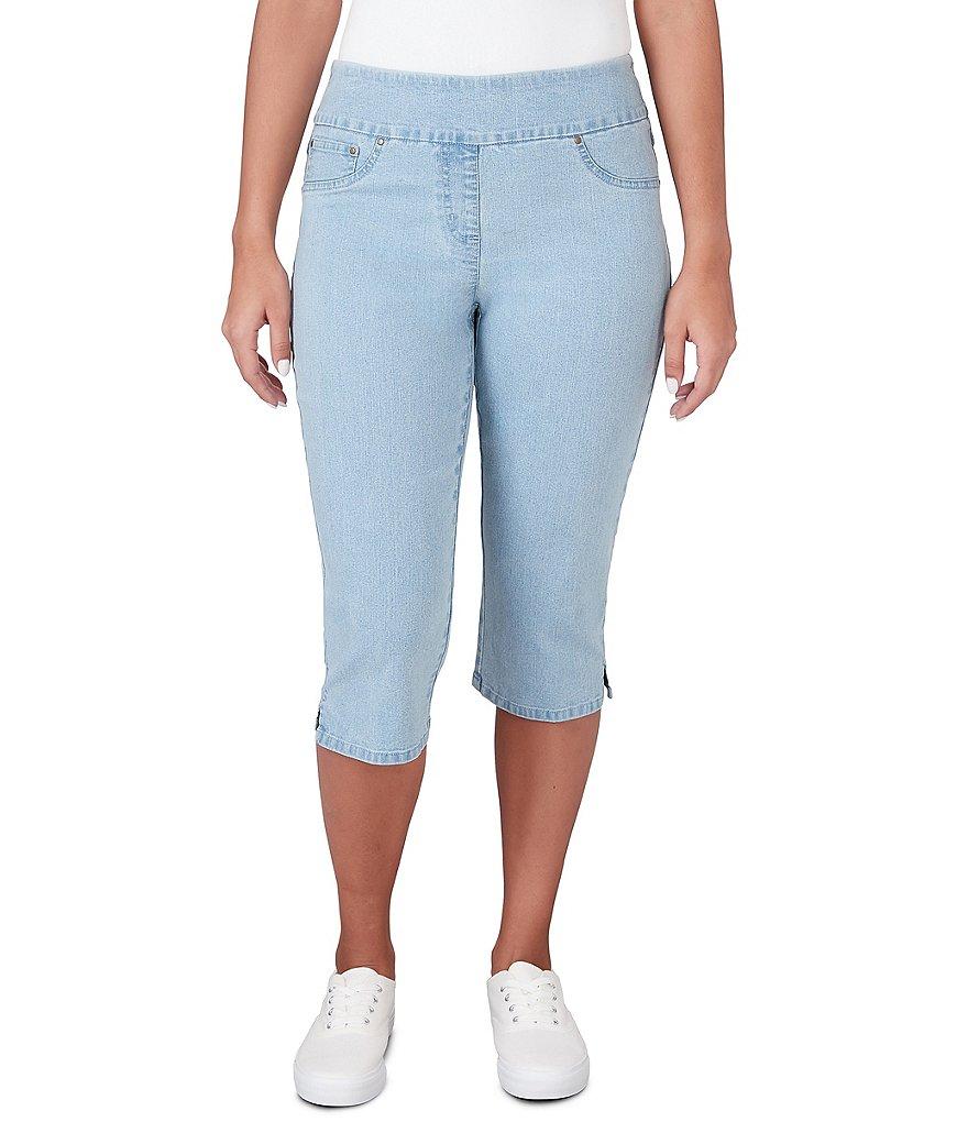 Ruby Rd. Stretch Clamdigger Pull-On Jeans Product Image