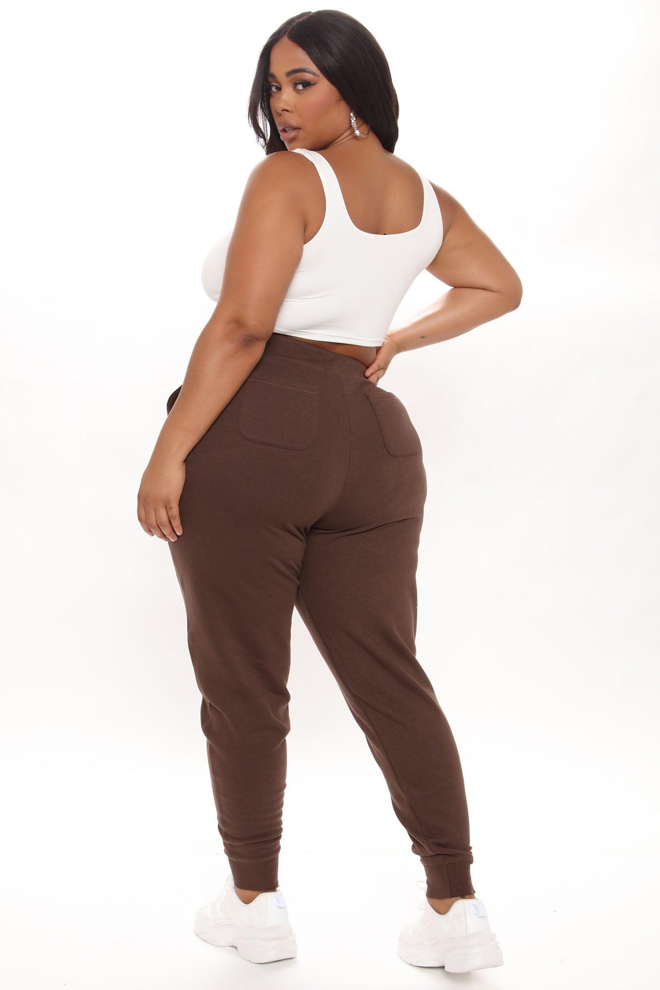 Relaxed Vibe Joggers - Chocolate Product Image