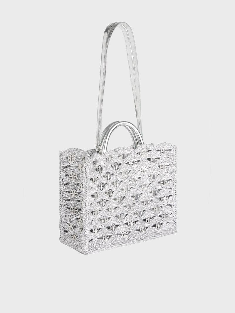 TOTE BAG IN LUREX RAFFIA Product Image