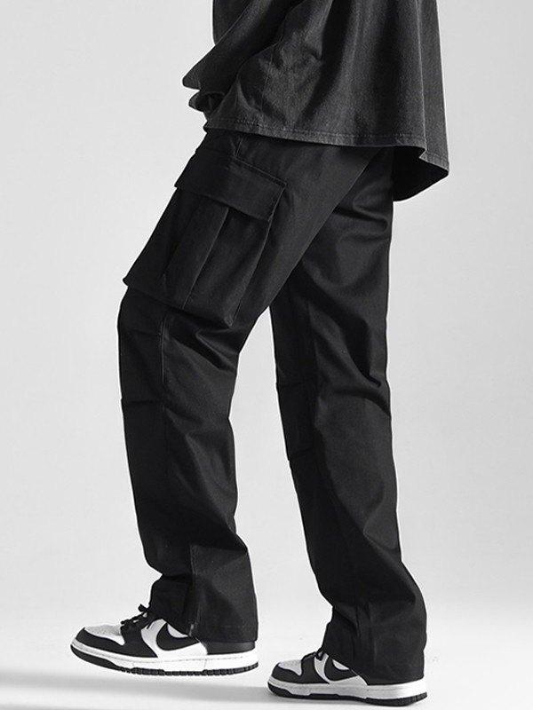 Men's Ruched Vintage Straight Cargo Pants Product Image
