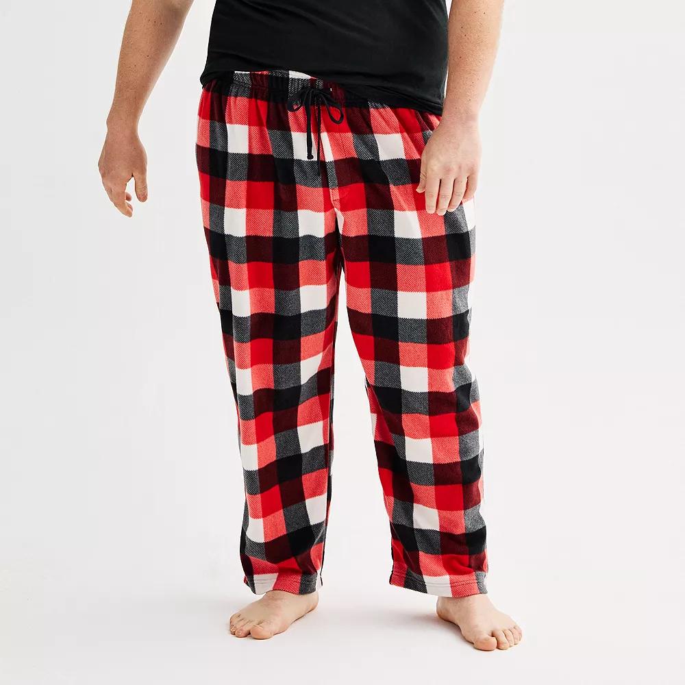 Big & Tall Sonoma Goods For Life® Microfleece Pajama Pants, Men's,  Product Image
