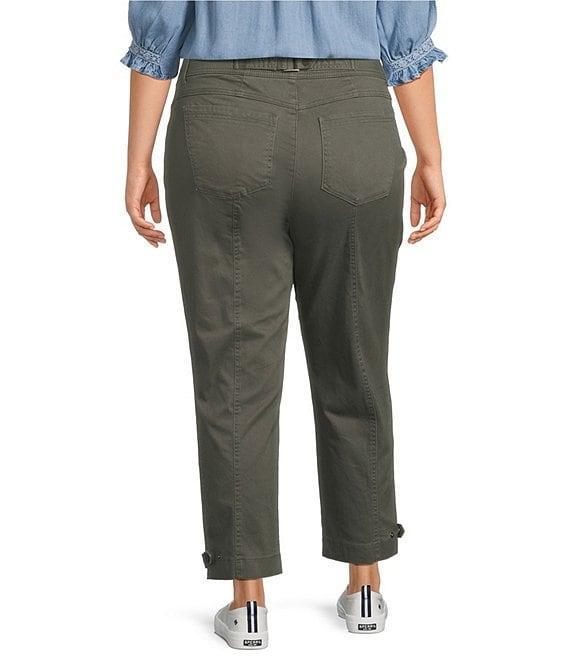Democracy Plus Size #double;Ab#double;solution Stretch Utility High Rise Tapered Leg Pants Product Image