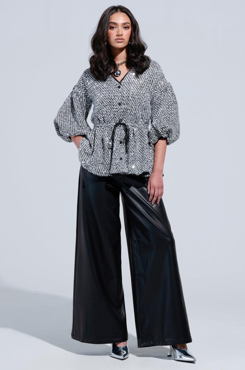 DOUBLE TROUBLE BLOUSE Product Image