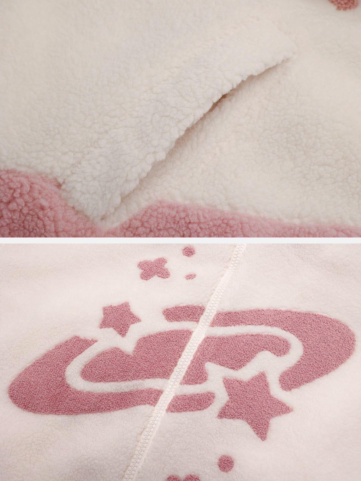 Aelfric Eden Star Graphic Sherpa Coat Product Image