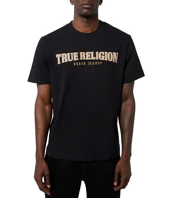 True Religion Reflect Arch Short Sleeve Embroidered Signature Logo T-Shirt Product Image