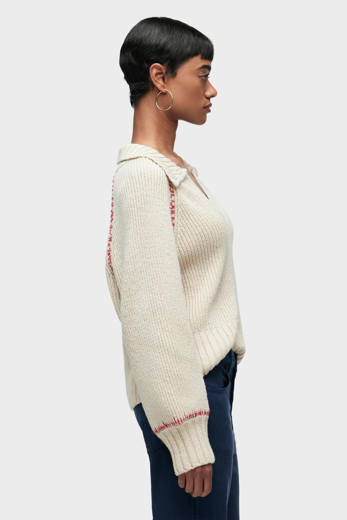 Collared Pullover Female Product Image