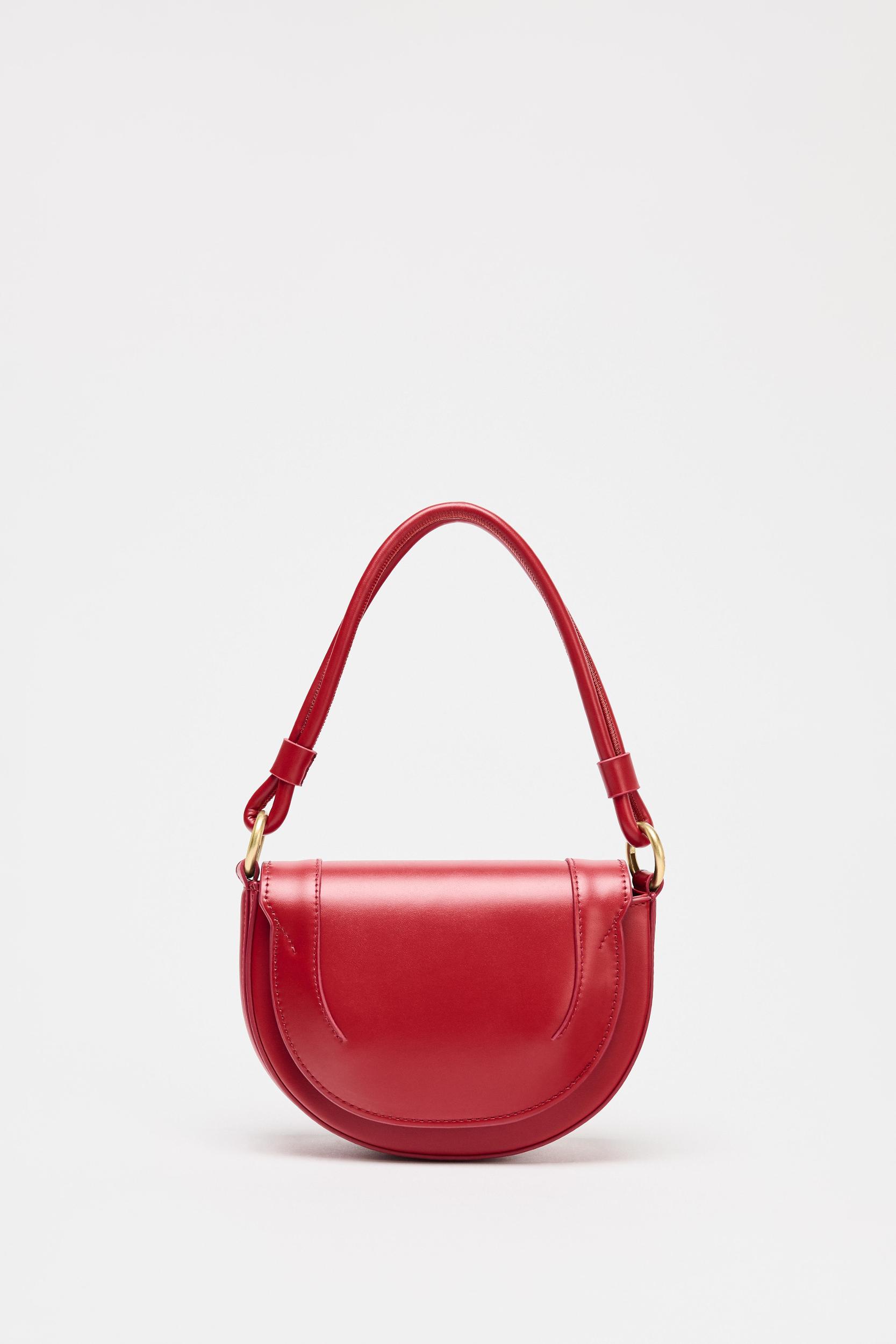 CONTRAST TOPSTITCH CROSSBODY BAG Product Image