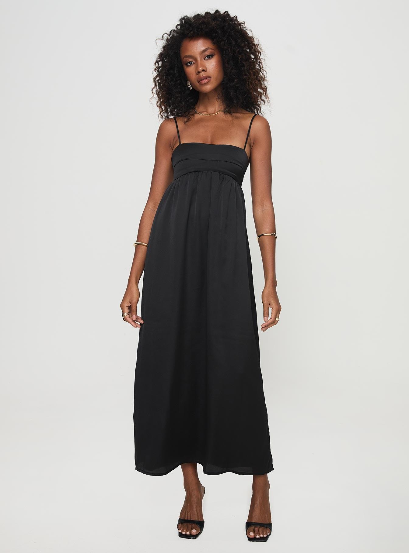 Ortega Maxi Dress Black Product Image
