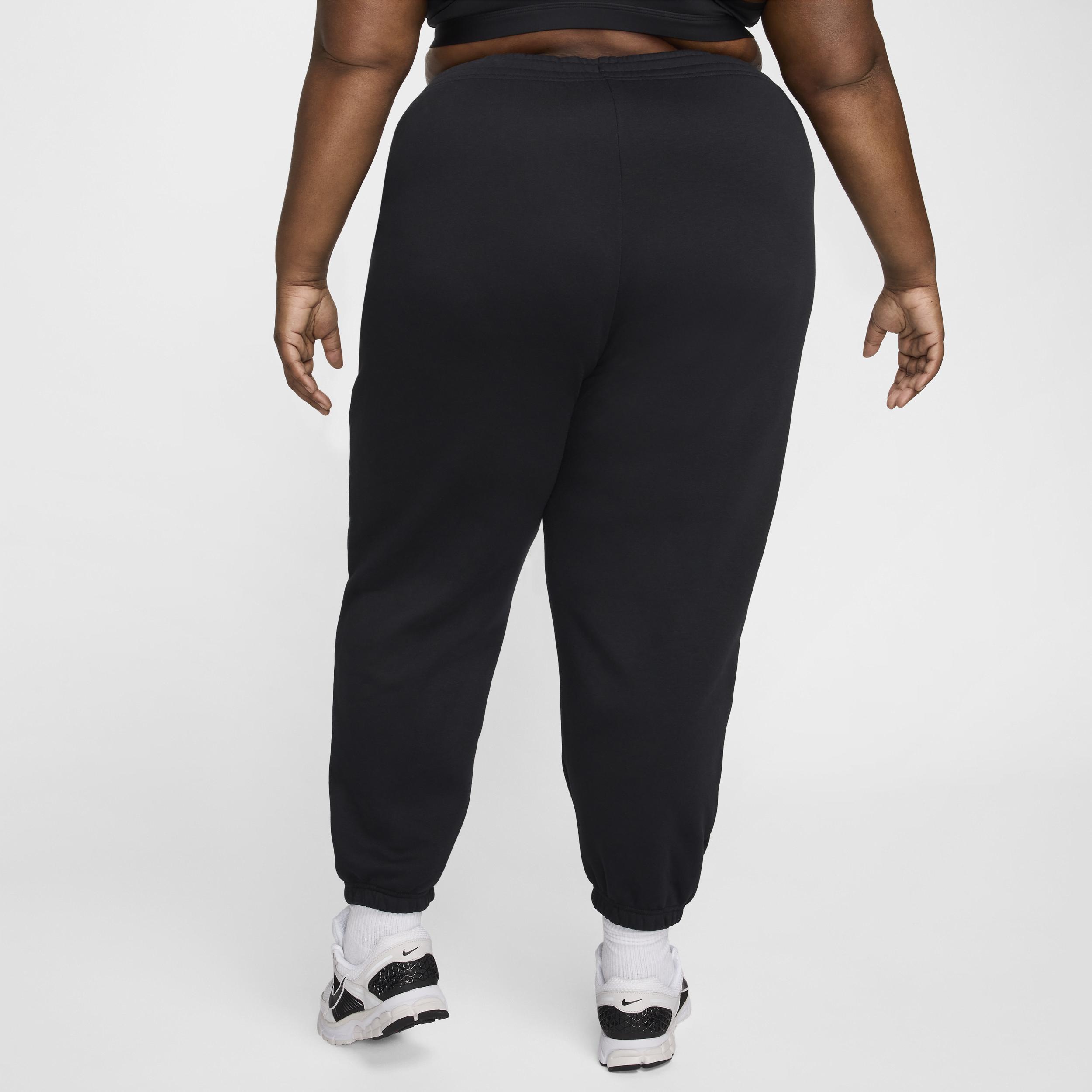 Womens Nike Sportswear Phoenix Fleece High-Waisted Oversized Sweatpants (Plus Size) | FZ5998-010 Product Image