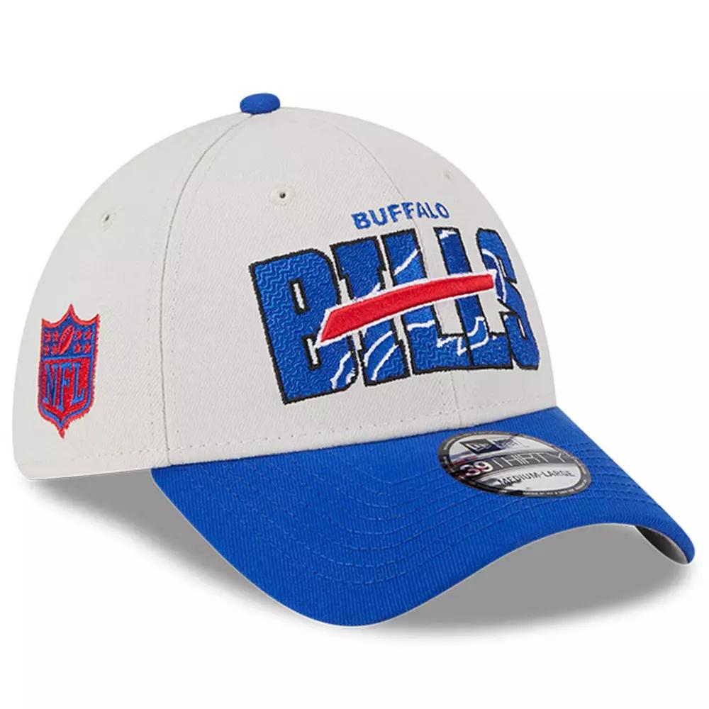 Men's New Era Stone/Royal Buffalo Bills 2023 NFL Draft 39THIRTY Flex Hat, Size: Large/XL, Team Product Image