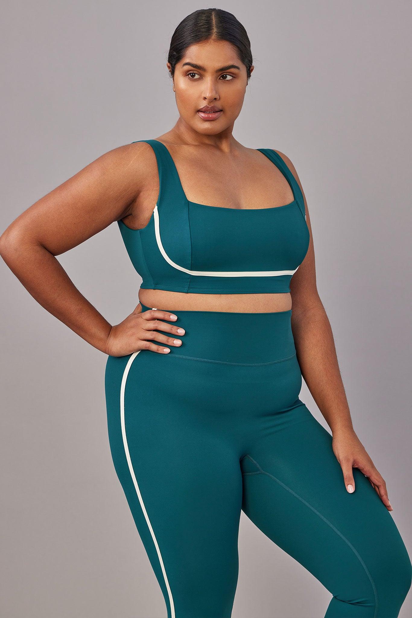 Acadia Legging 27" - Evergreen/Ivory Product Image