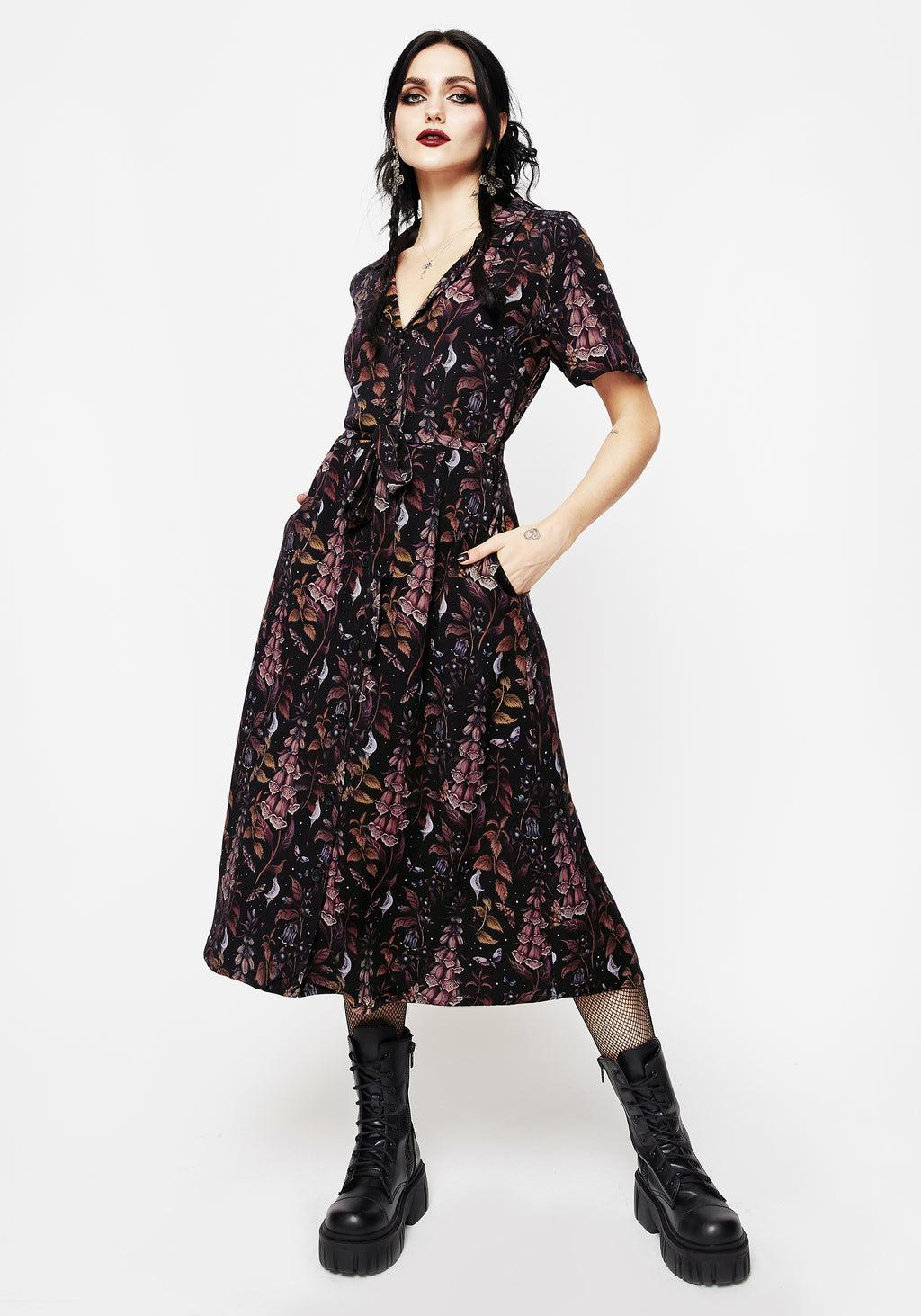 Foxglove Midi Shirt Dress Product Image