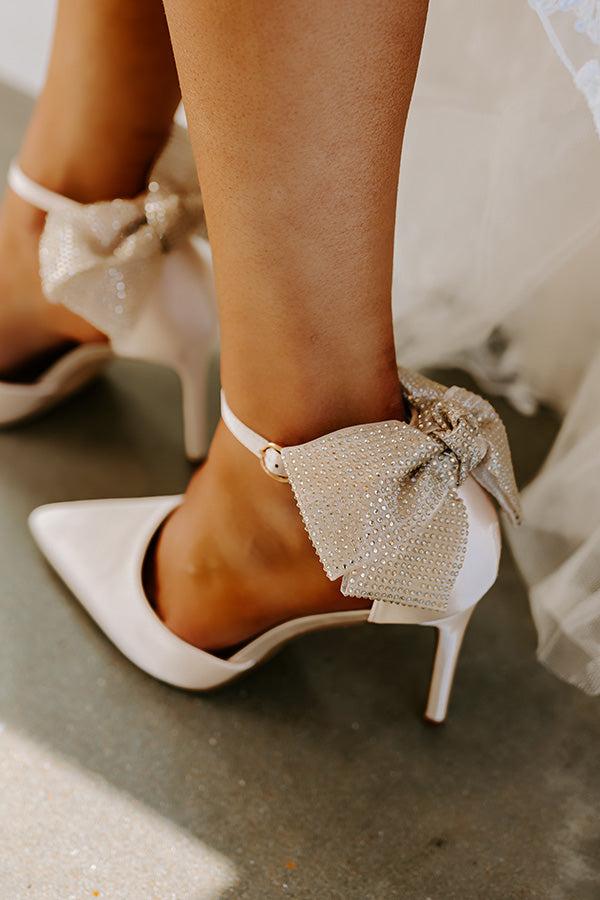 The Cherish Satin Heel Product Image