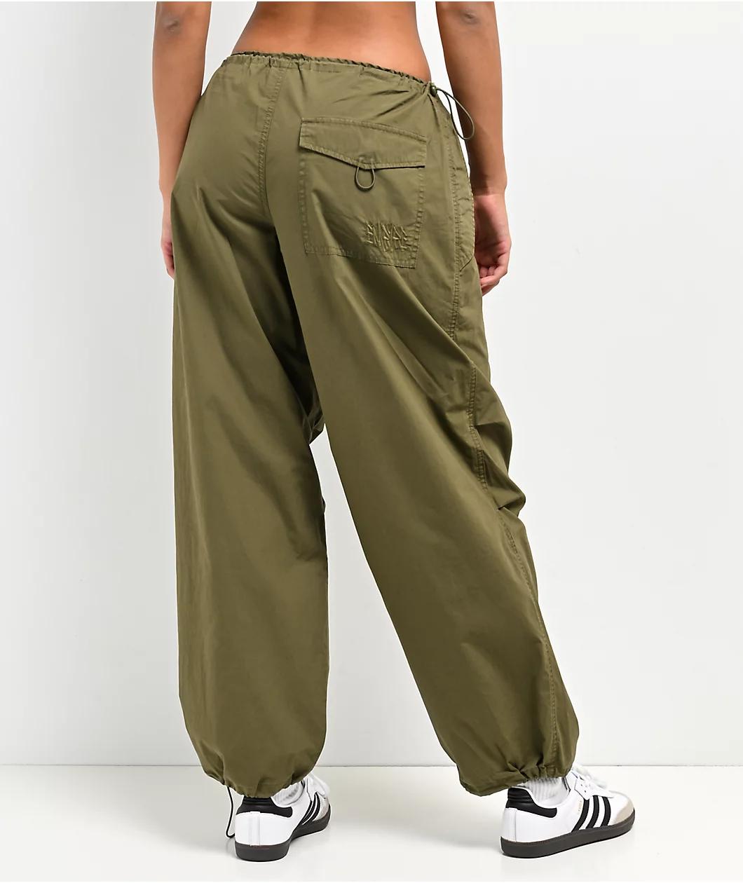 Empyre Lola Green Parachute Pants Product Image