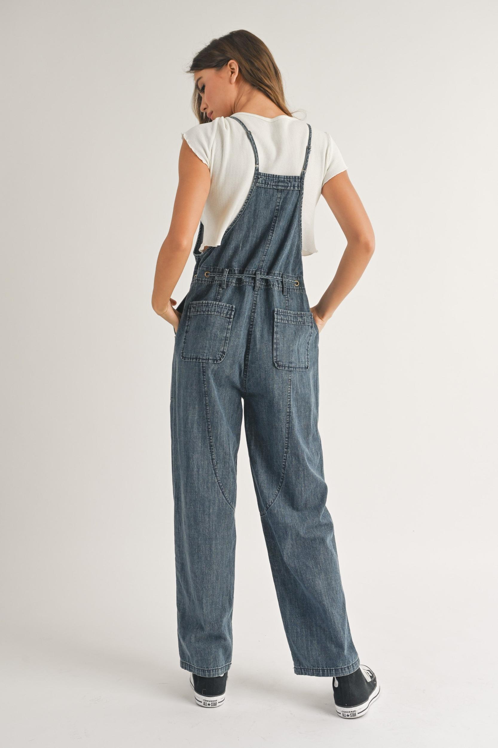 Soft Denim Jumpsuit Product Image