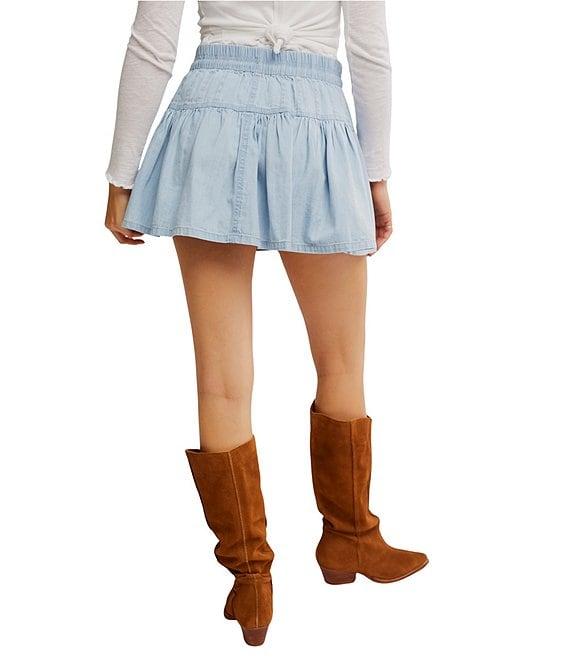 We The Free Free People Roselle High Rise Denim Mini Skirt Product Image